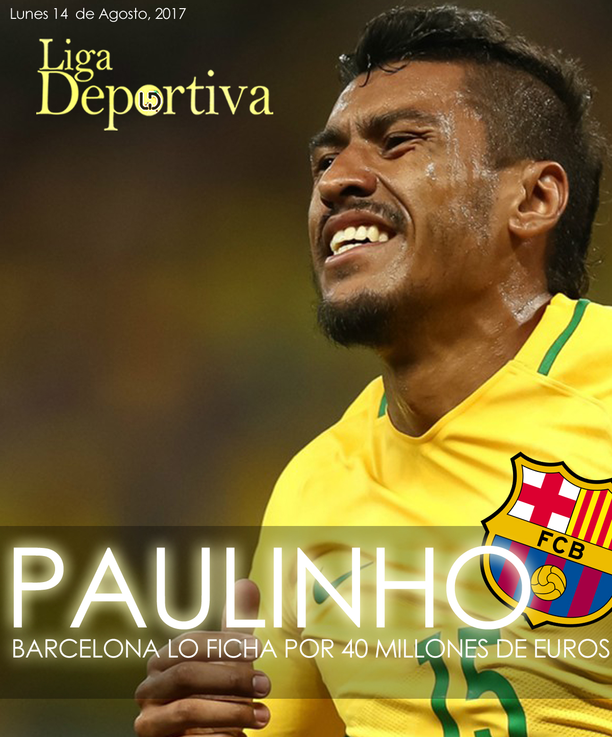 Paulinho, el nuevo fichaje del FC Barcelona 
