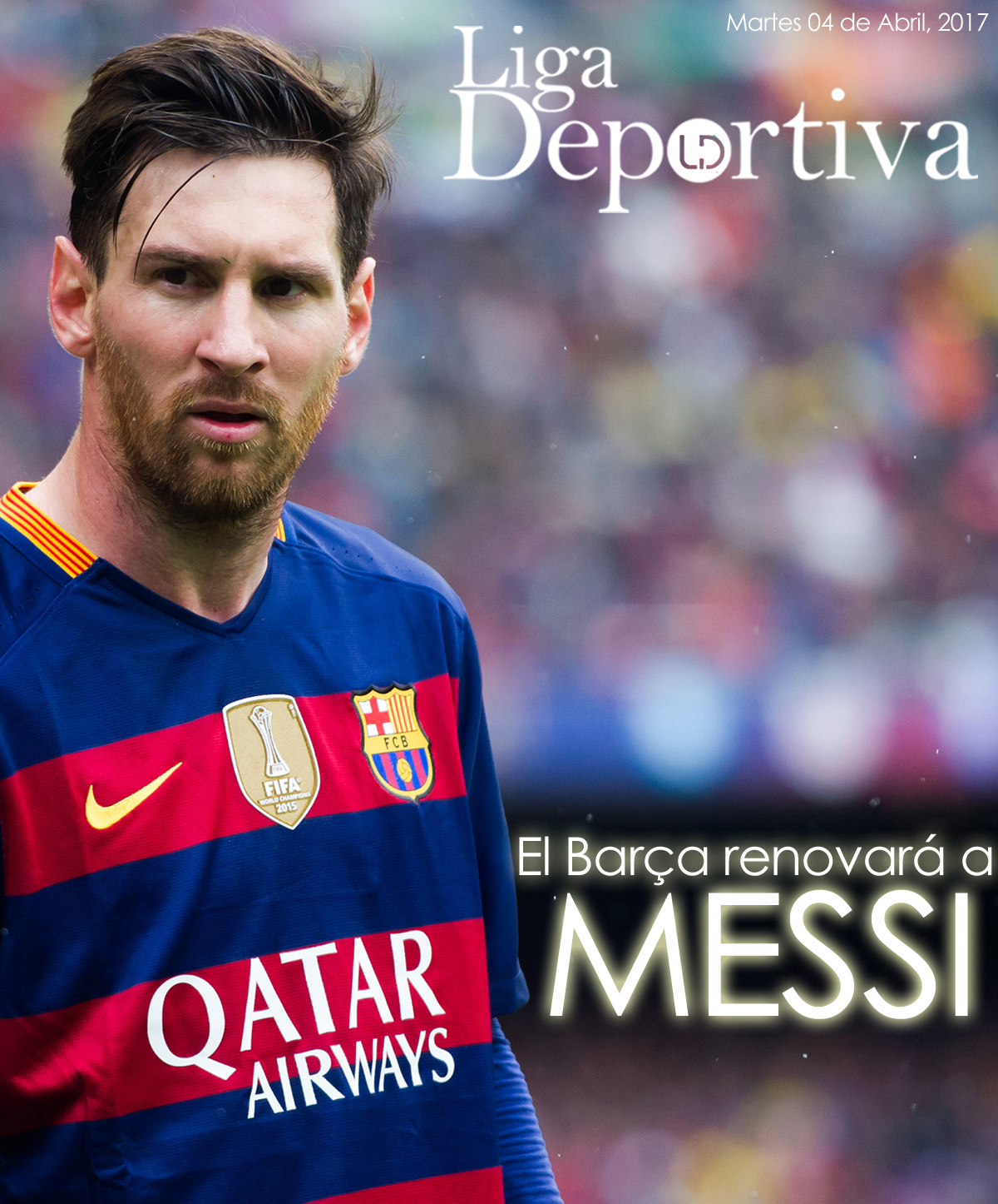 FC Barcelona renovará contrato de Lionel Messi