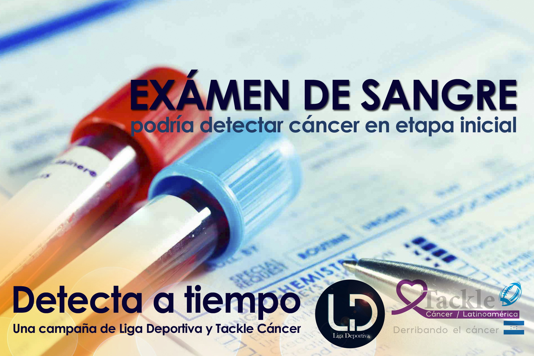 Un examen de sangre podría detectar cáncer en etapa inicial