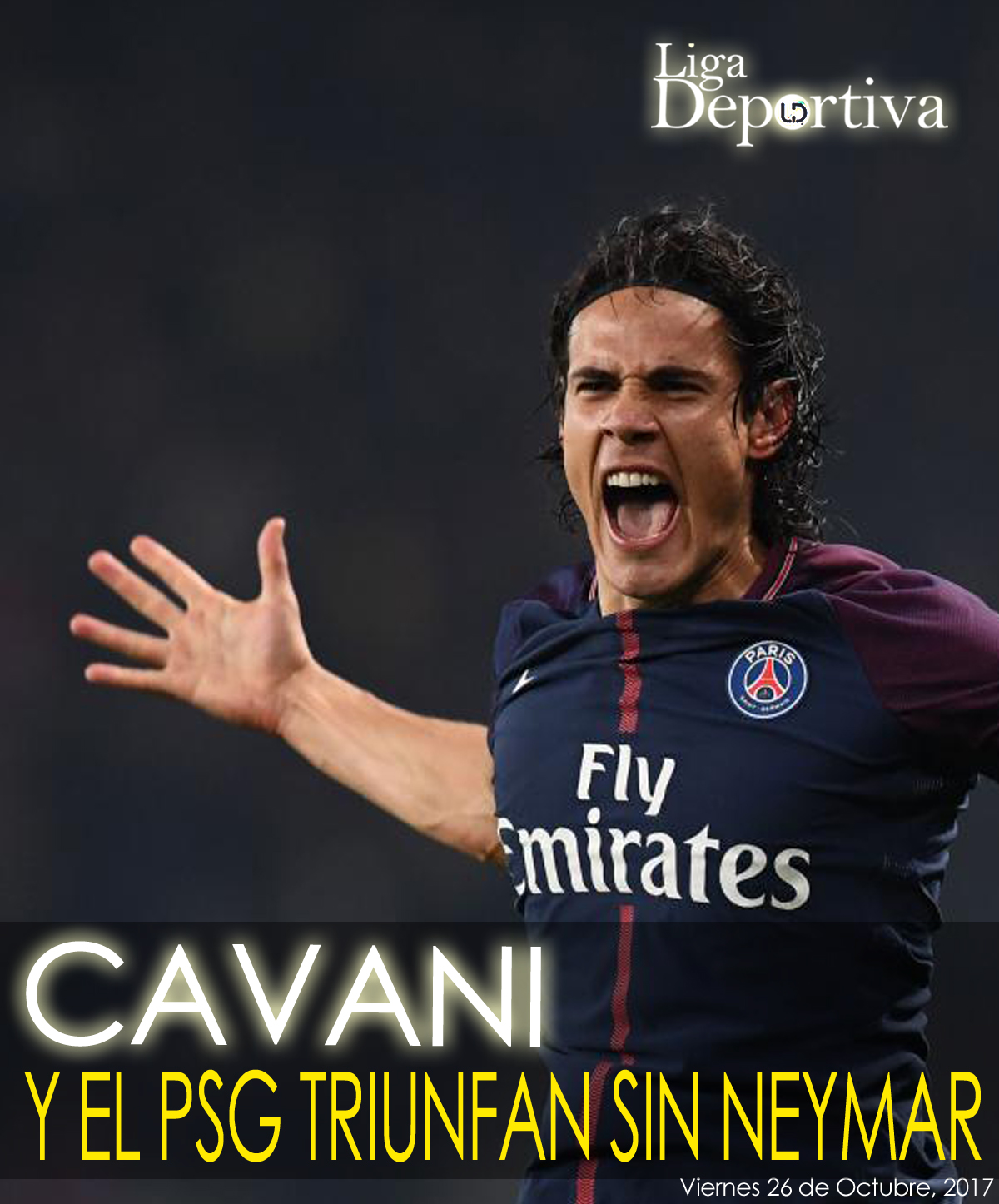 Cavani y el PSG triunfan sin Neymar ante el Niza 