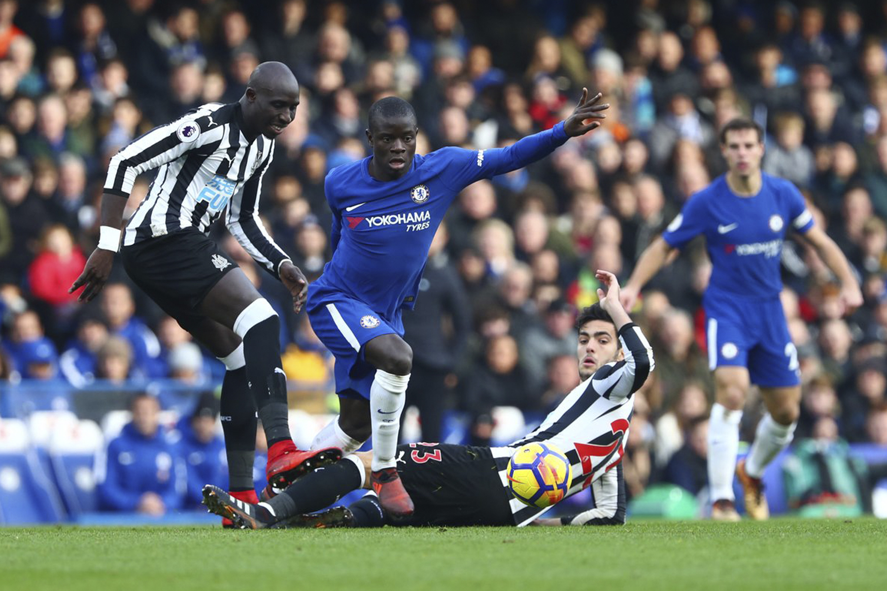 Chelsea vence 3-1 al Newcastle