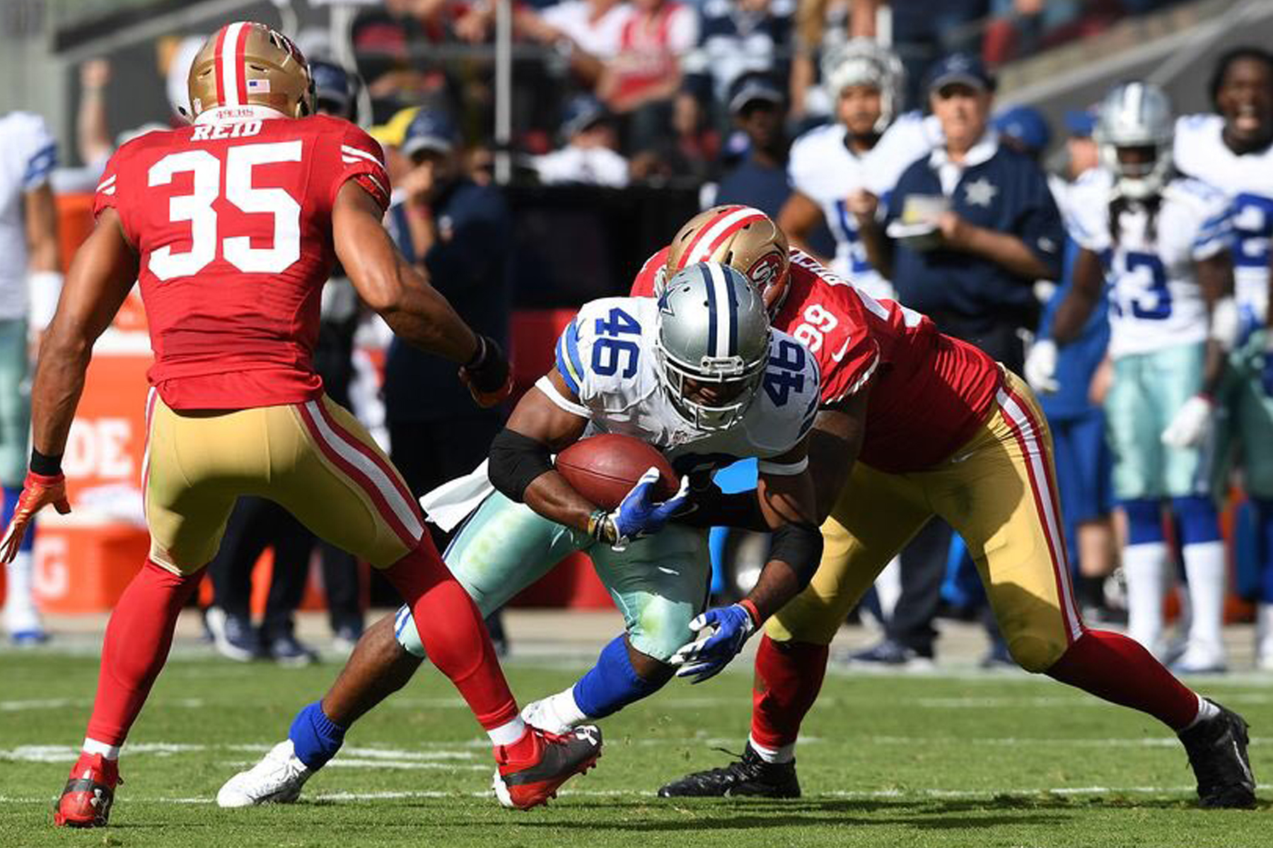 Los Dallas Cowboys masacran a los San Francisco 49ers 