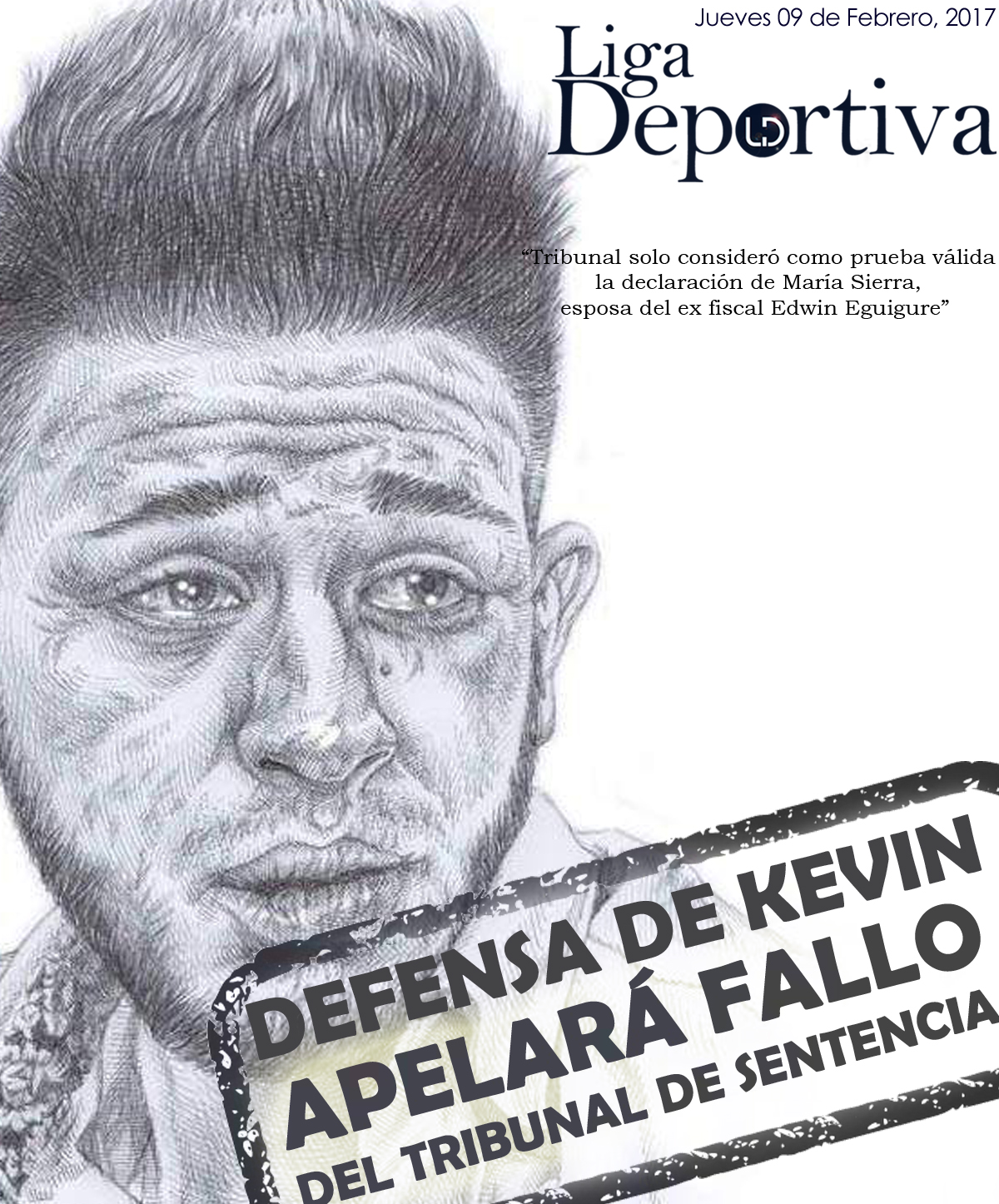 Defensa de Kevin Solórzano apelará fallo del Tribunal de Sentencia