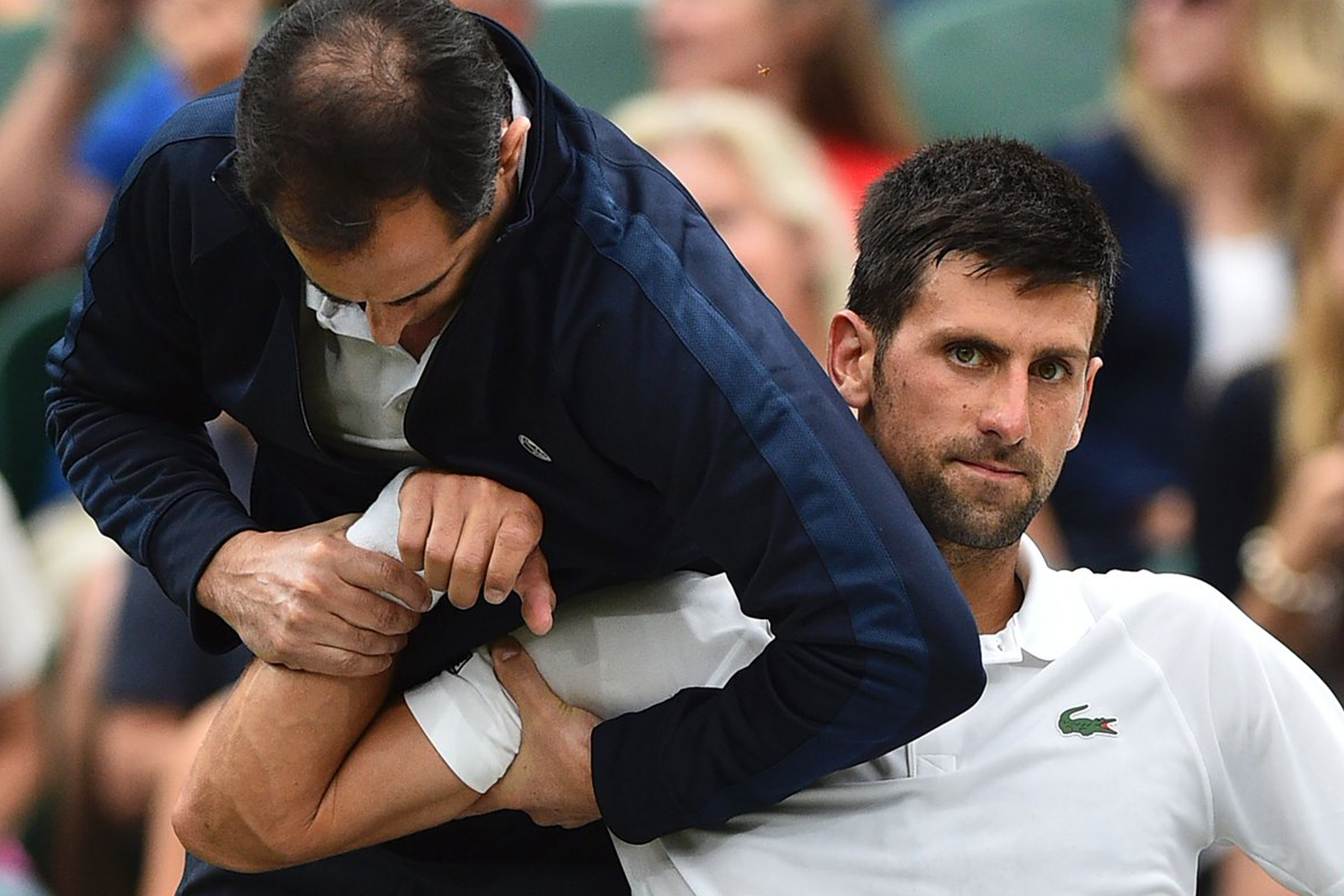 Novak Djokovic eliminado de Wimbledon por lesión 