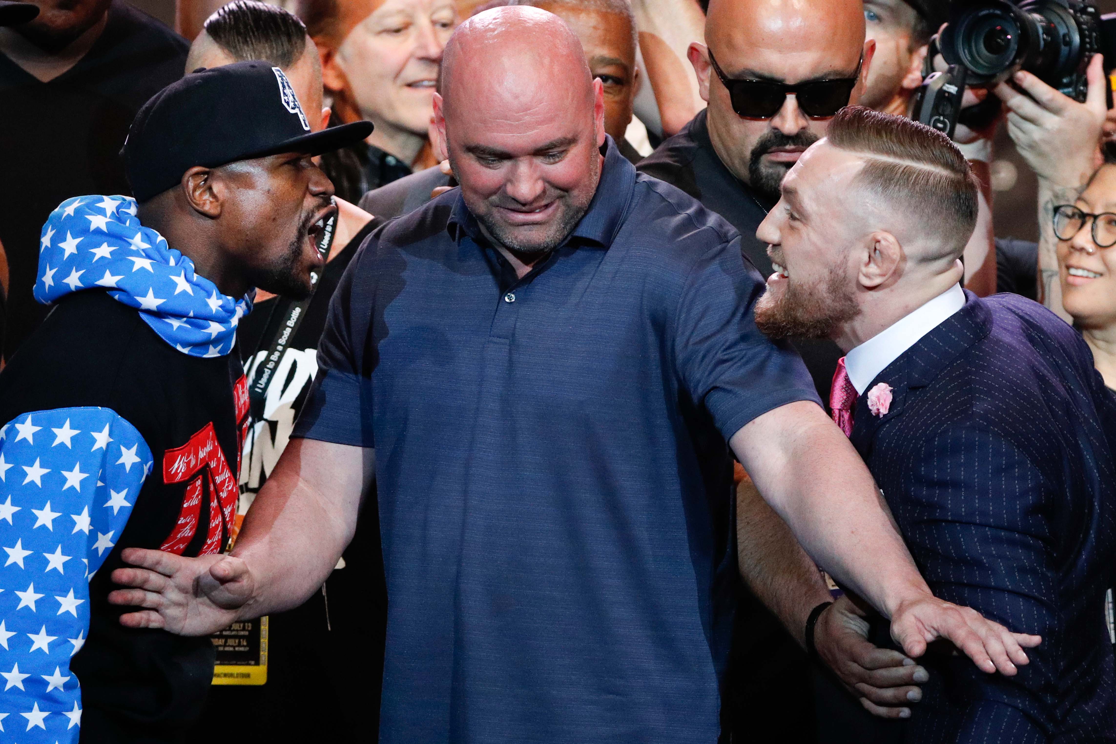 Insultos y provocaciones, Mayweather y McGregor se confrontan