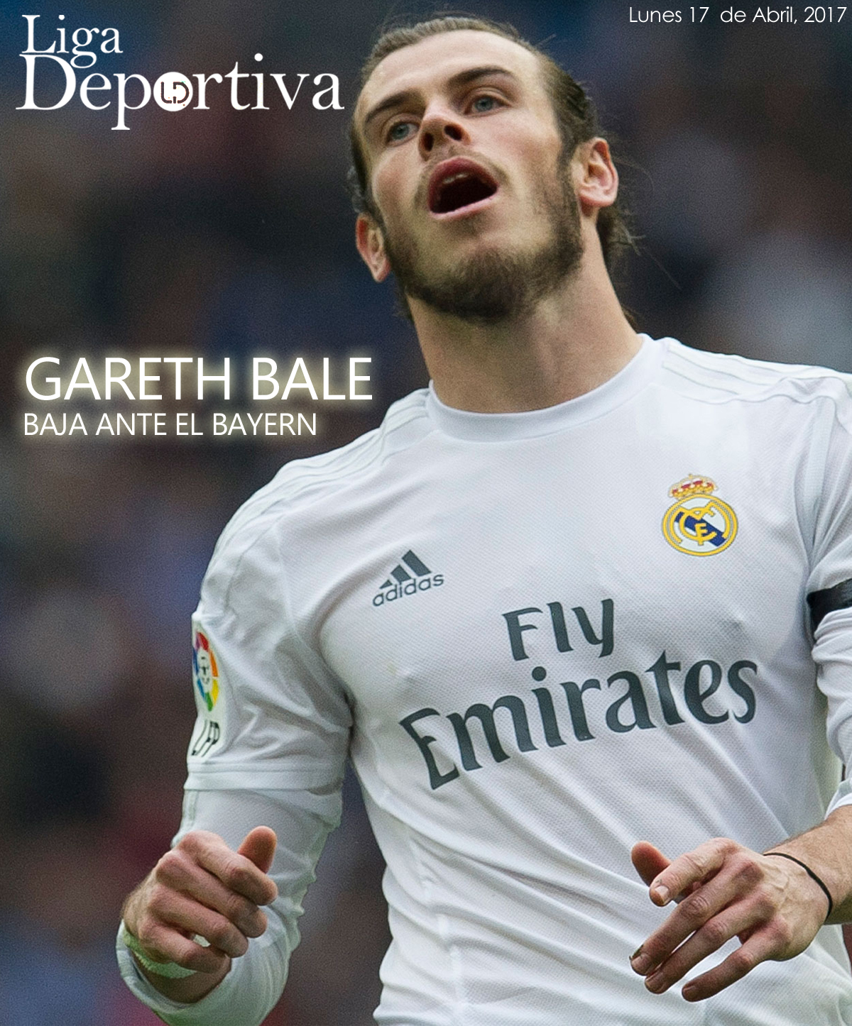 Gareth Bale es baja en el Real Madrid ante el Bayern Munich 