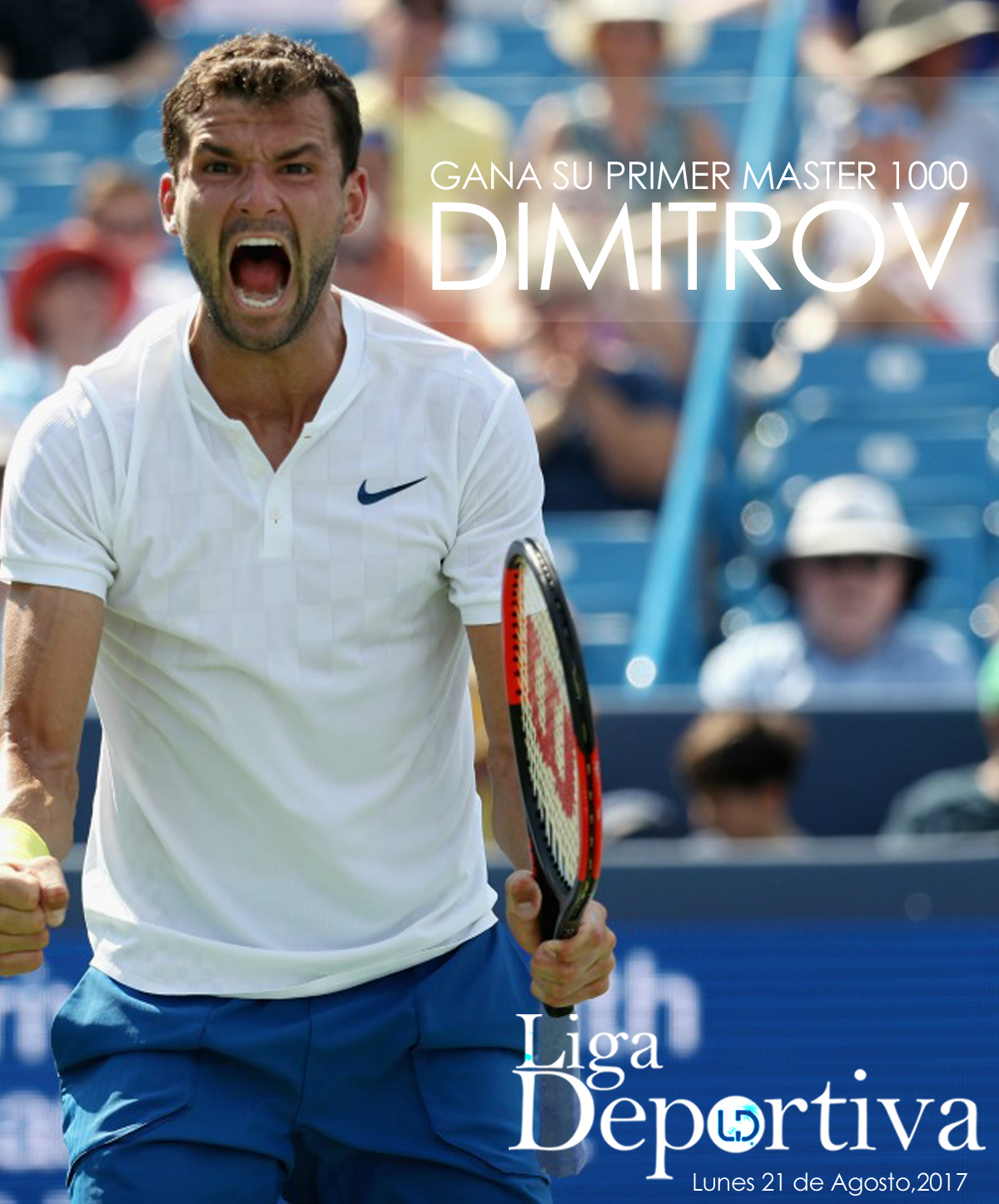 Grigor Dimitrov gana su primer Master 1000 en Cincinnati 