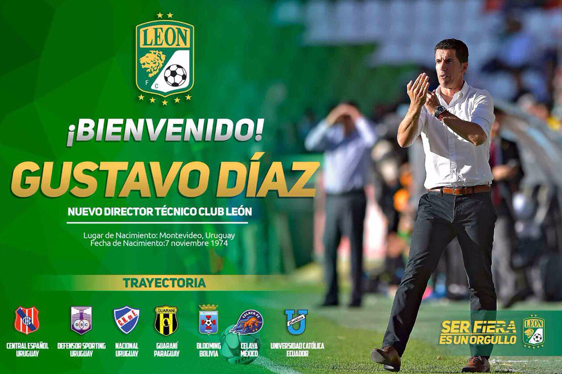 Gustavo Díaz, nuevo técnico del Club León 