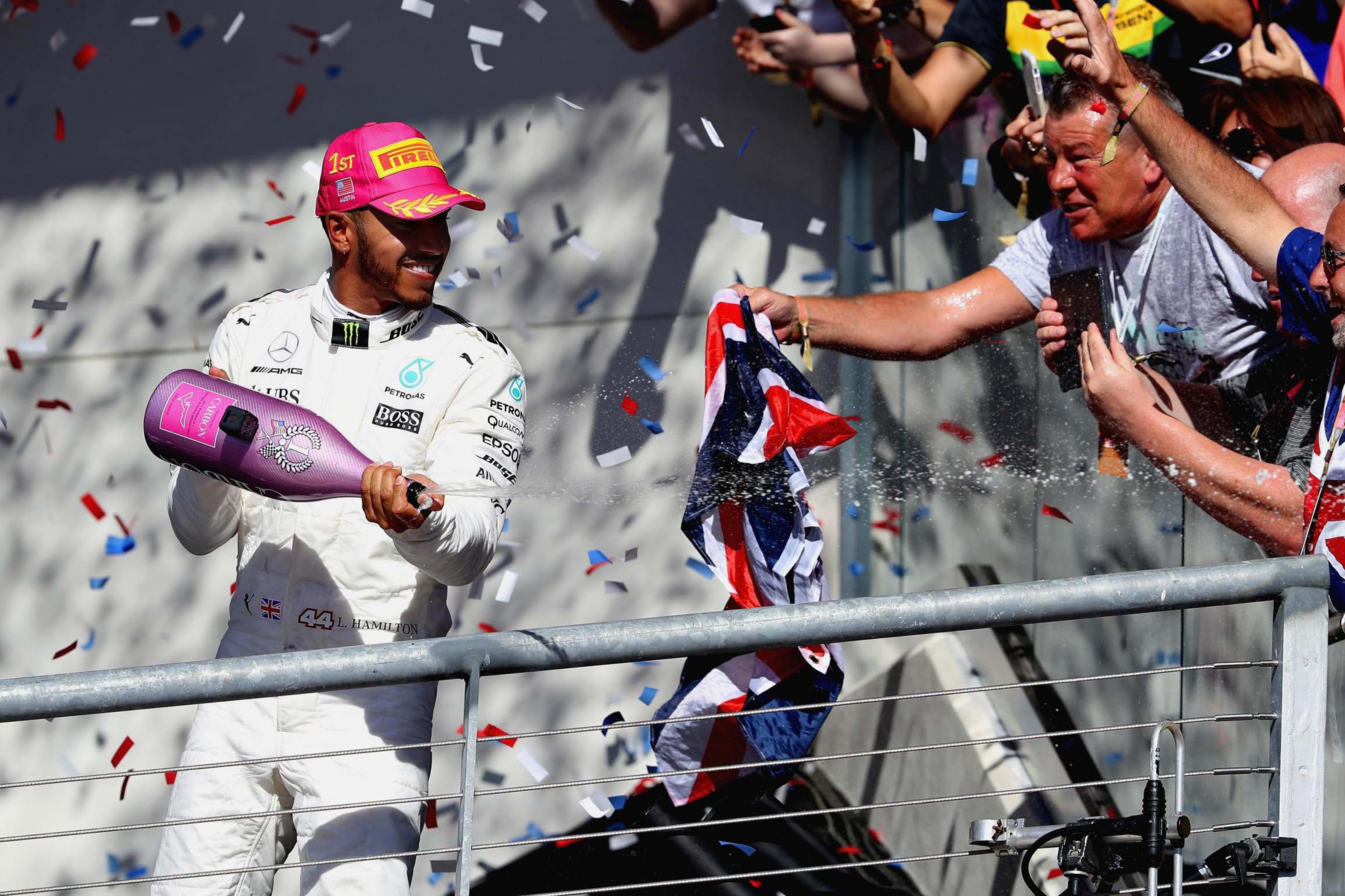 Lewis Hamilton gana el Gran Premio de los Estados Unidos 
