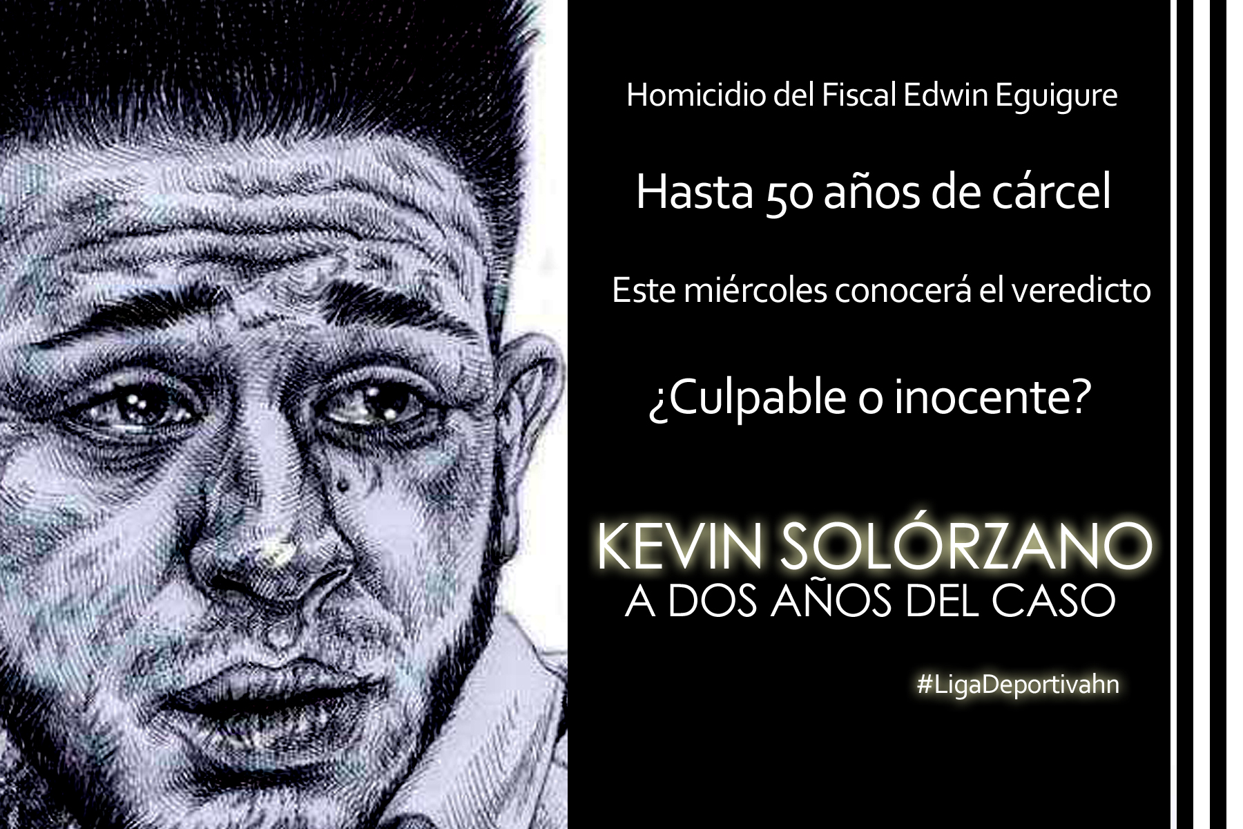 Kevin Solórzano podría ser juzgado hasta por 50 años de cárcel 