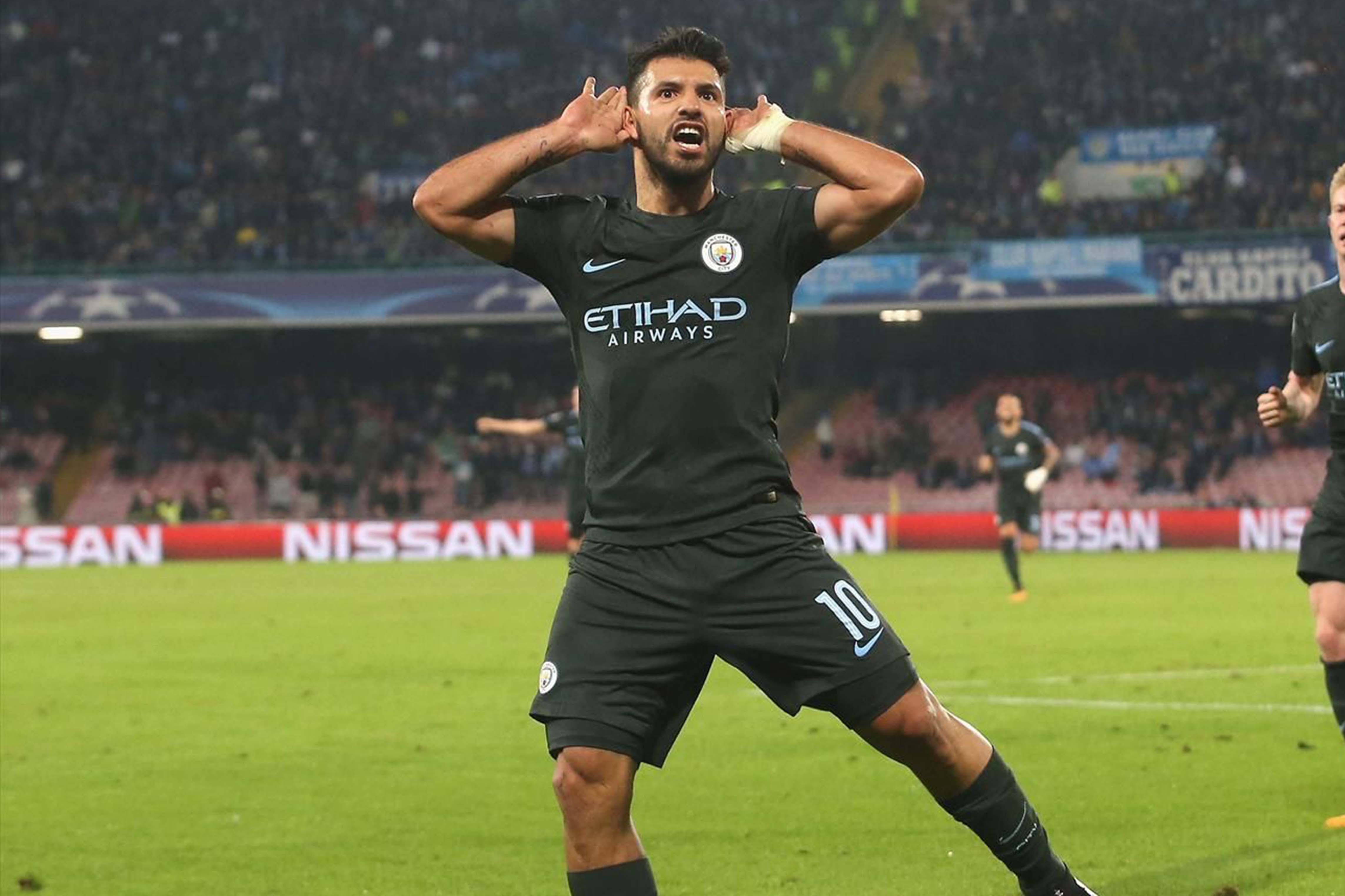 Kun Agüero, máximo goleador en la historia del City