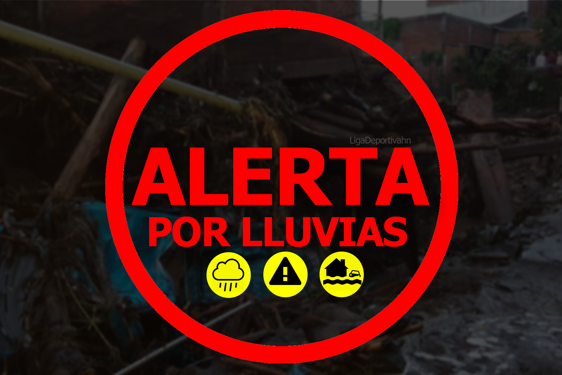 ¡ALERTA ROJA! Torrenciales lluvias en Honduras 