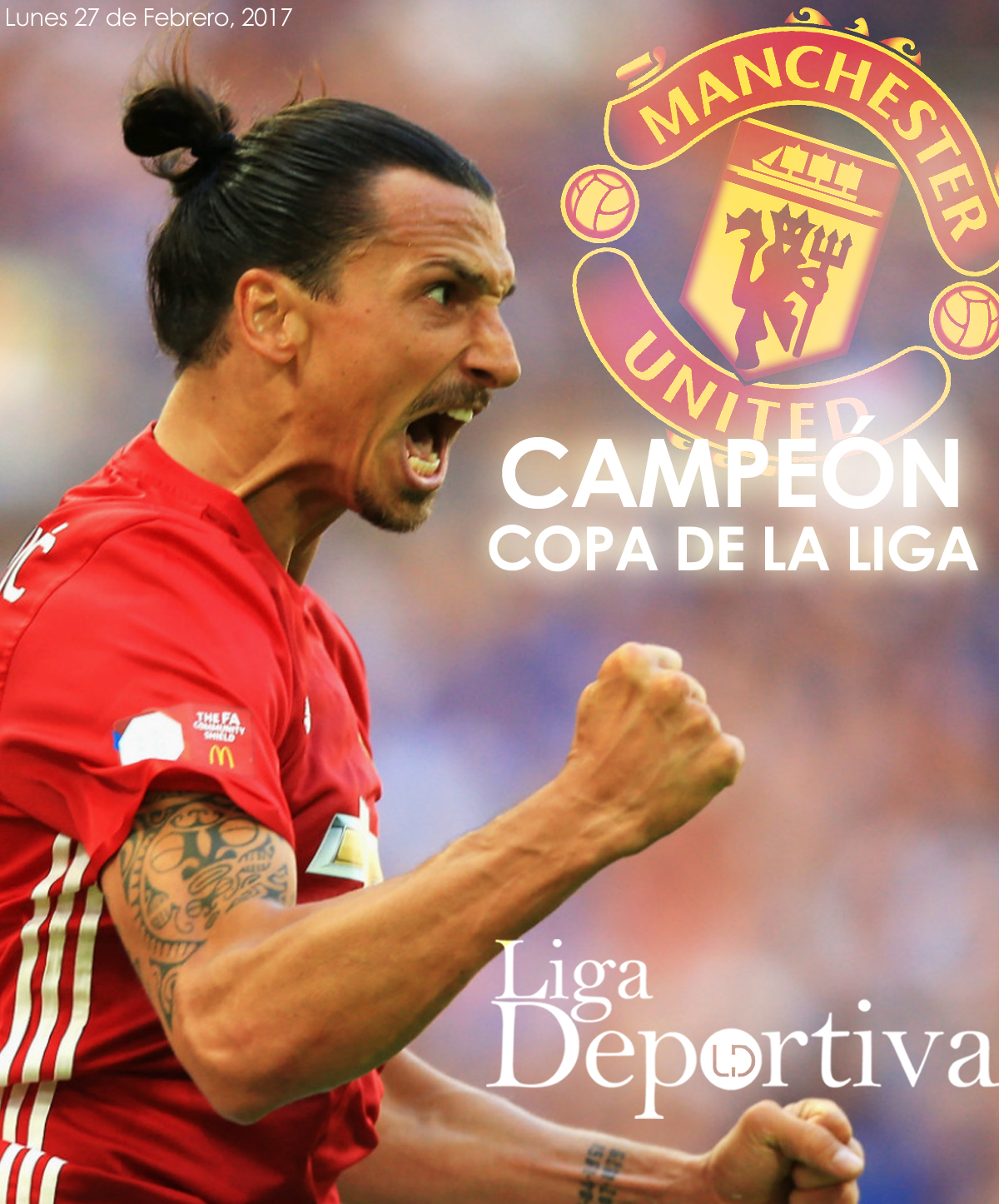 Manchester United campeón de Copa de la Liga 