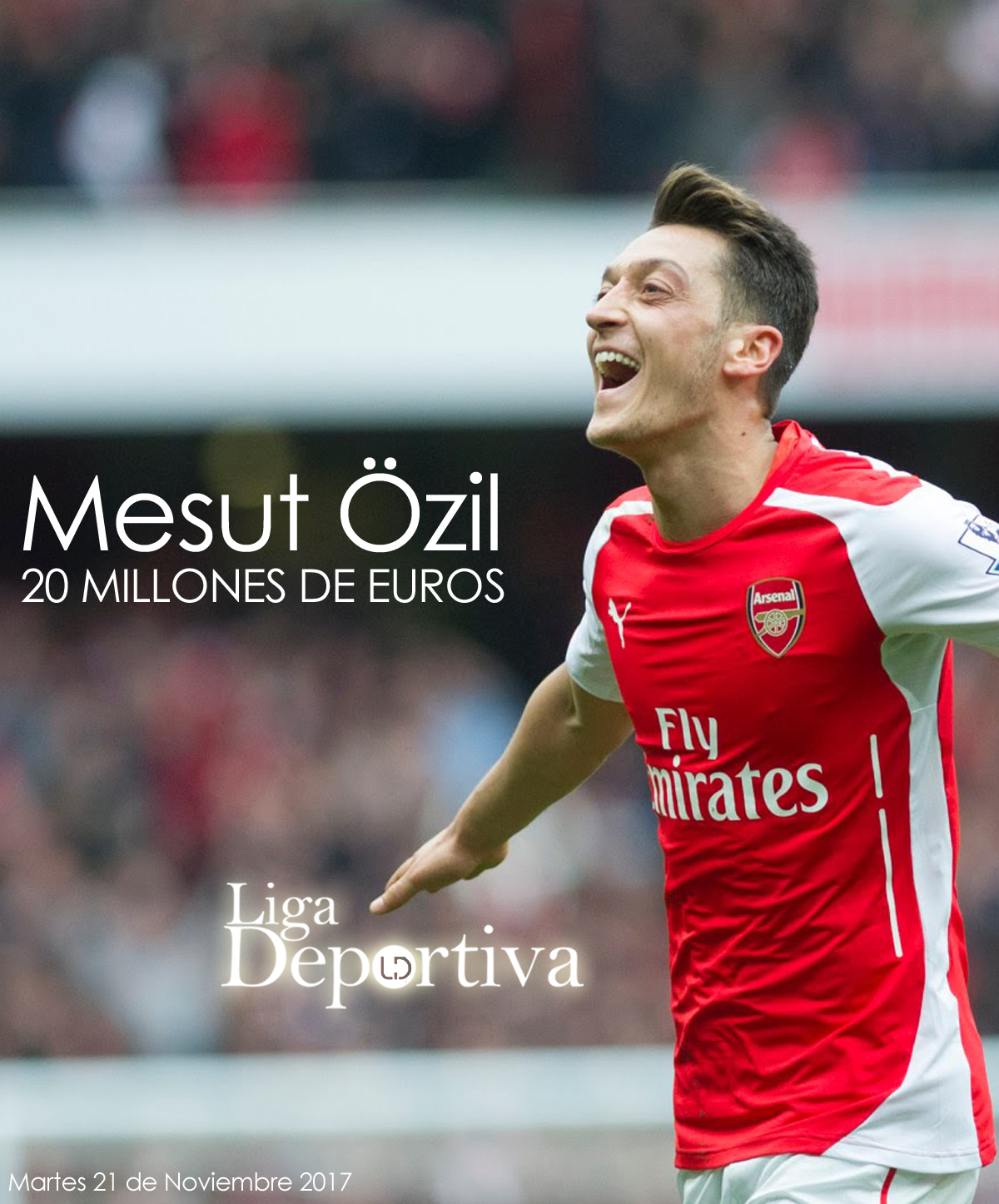 Mesut Özil le costará 20 millones de euros al FC Barcelona 