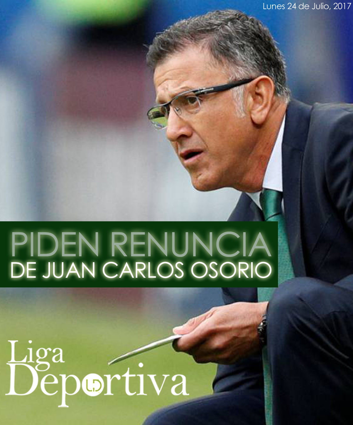 Mexicanos piden renuncia de Juan Carlos Osorio 