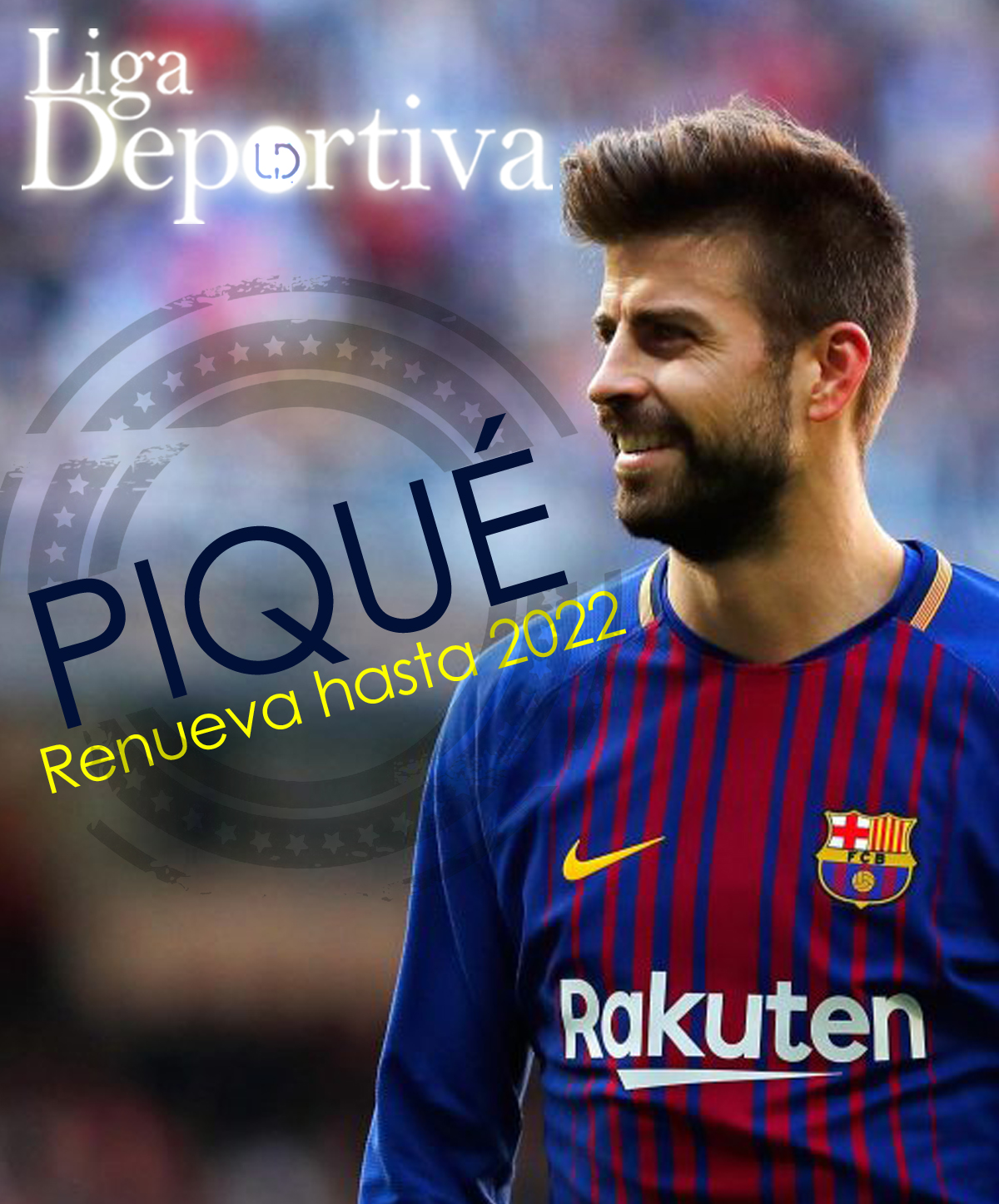 FC Barcelona renueva hasta 2022 a Gerard Piqué 