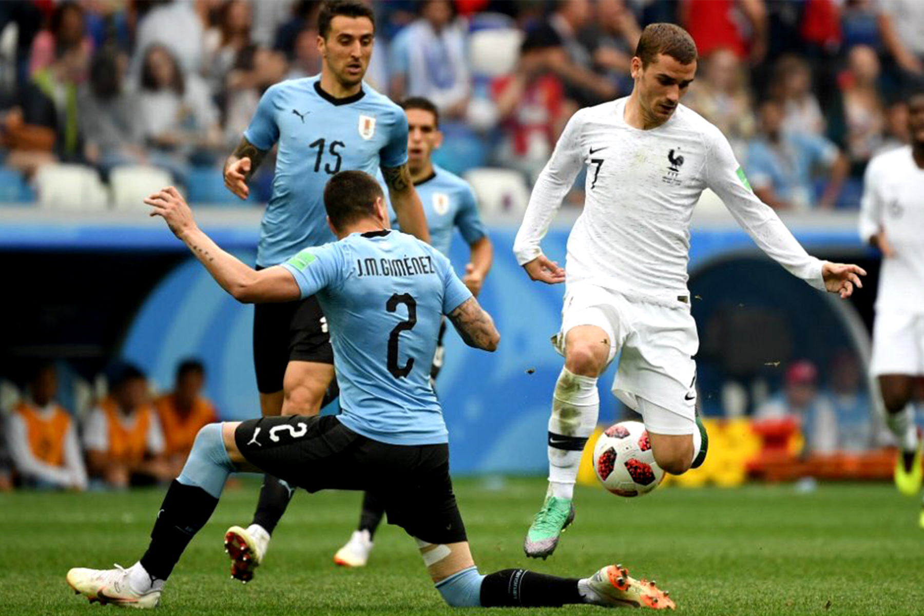 Uruguay 0-2 Francia 