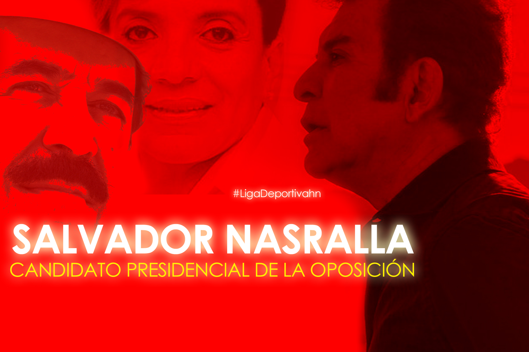 Salvador Nasralla candidato a la presidencia de la Alianza de Oposición 