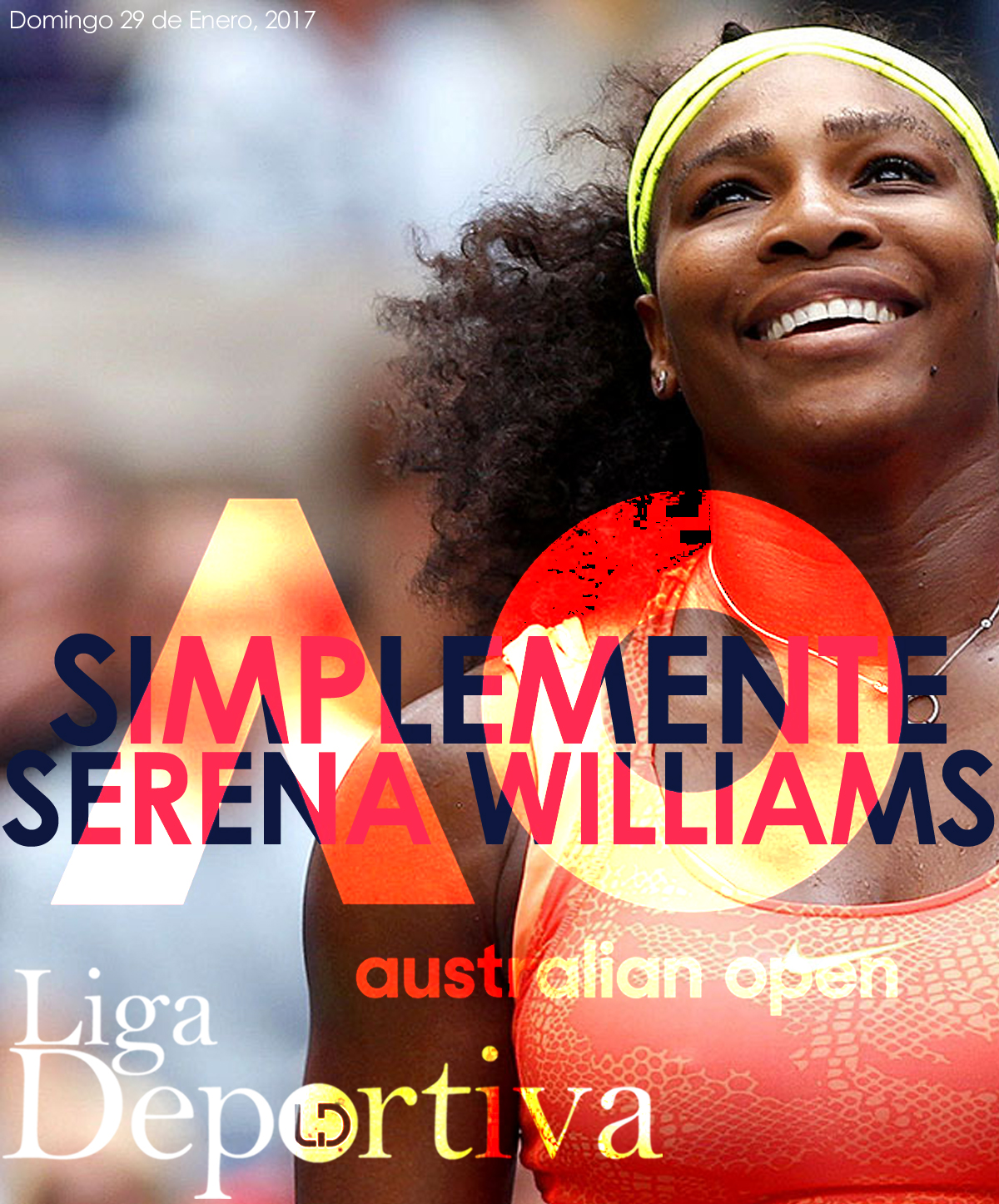 Serena Williams ganadora del Australian Open 2017