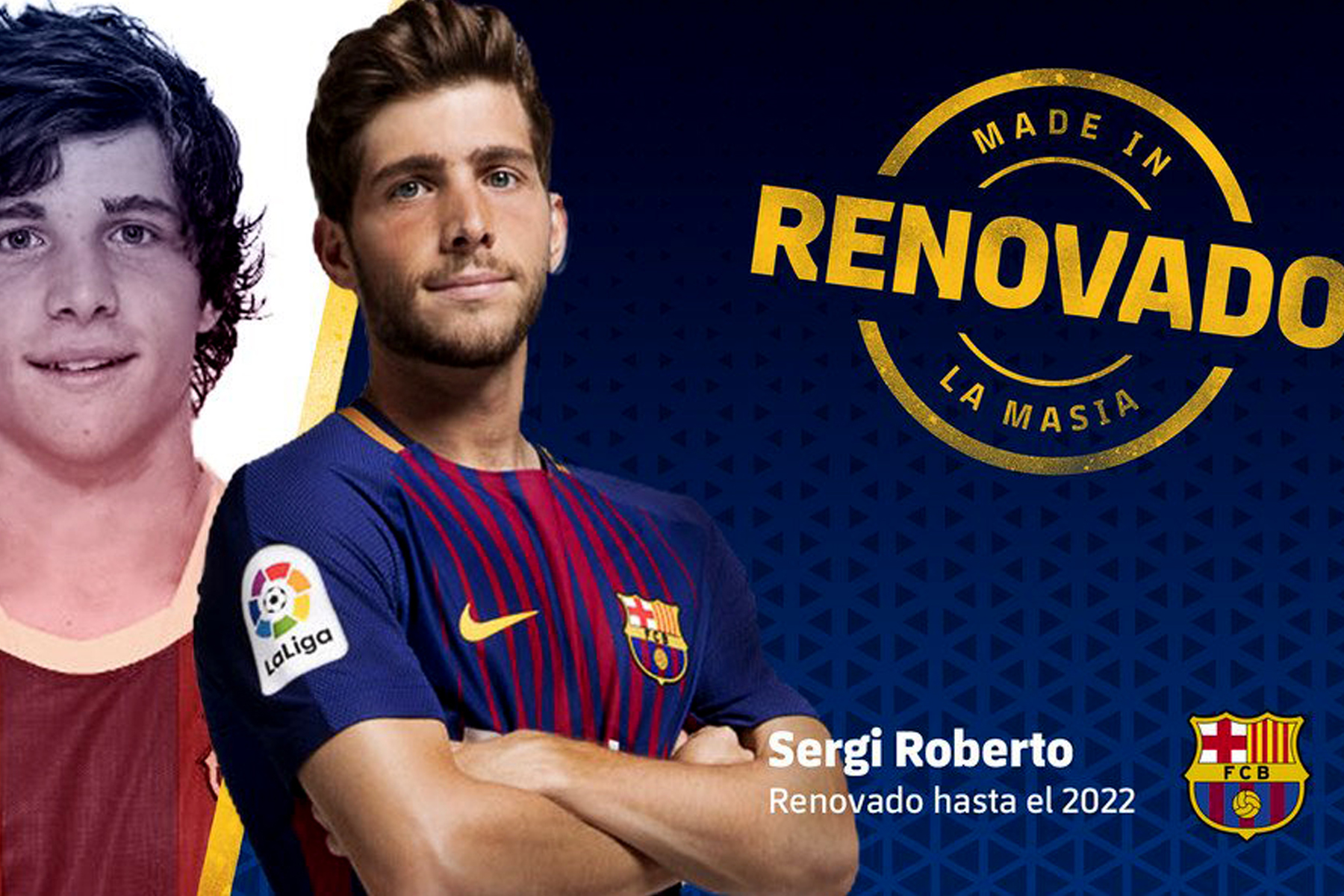 Sergi Roberto renueva hasta 2022 con el Barça