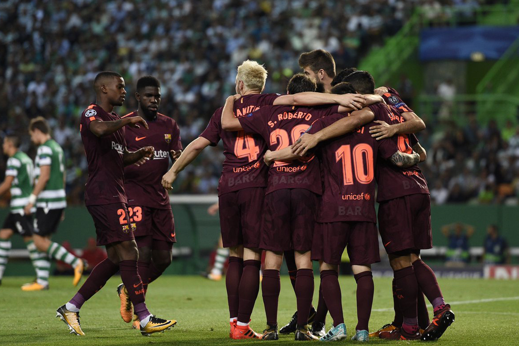 Barcelona gana 0-1 al Sporting de Lisboa