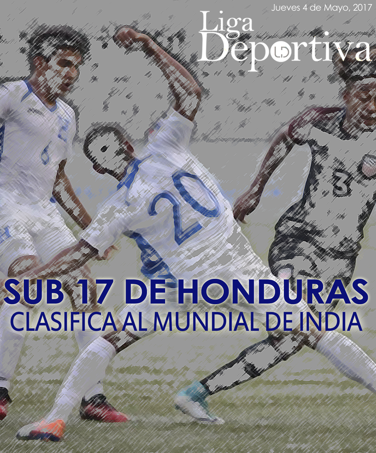 Sub 17 de Honduras clasifica al Mundial de India 