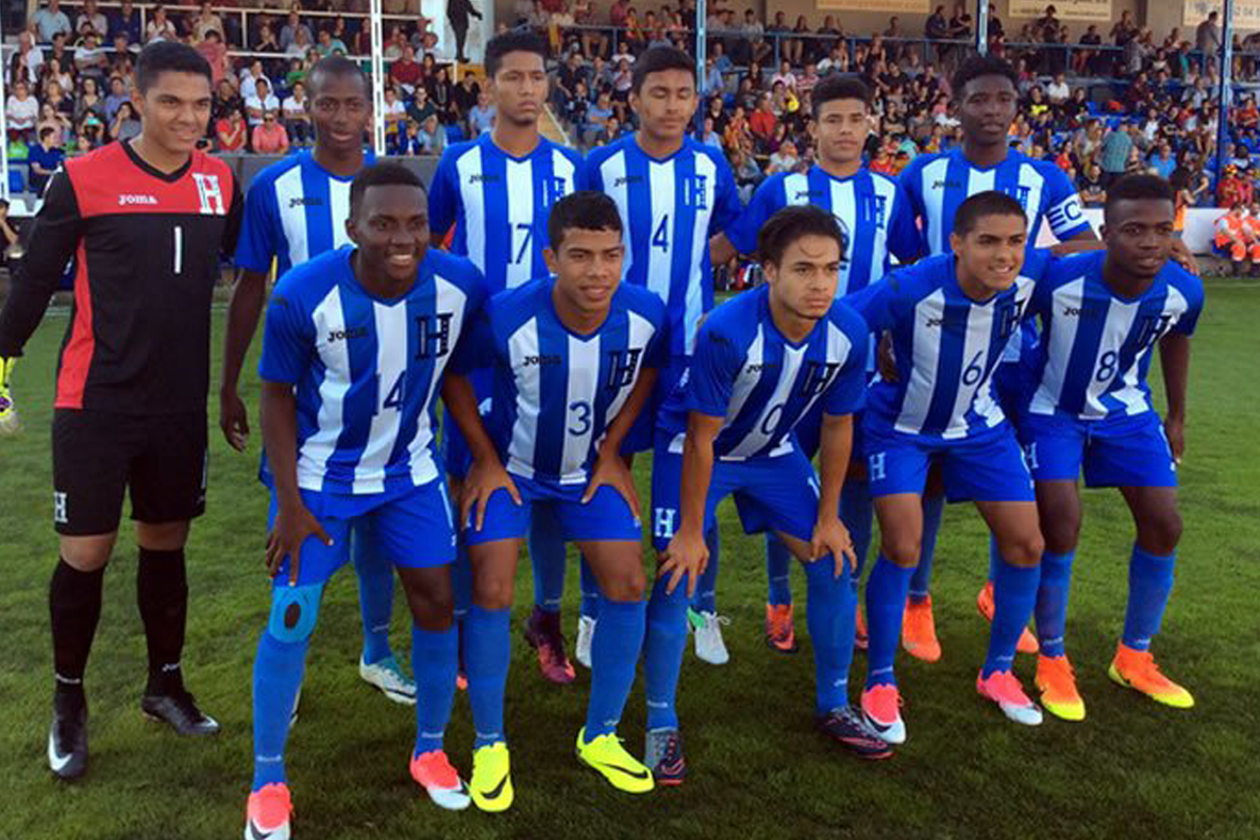 España derrota 8-0 a la Sub 17 de Honduras en amistoso 