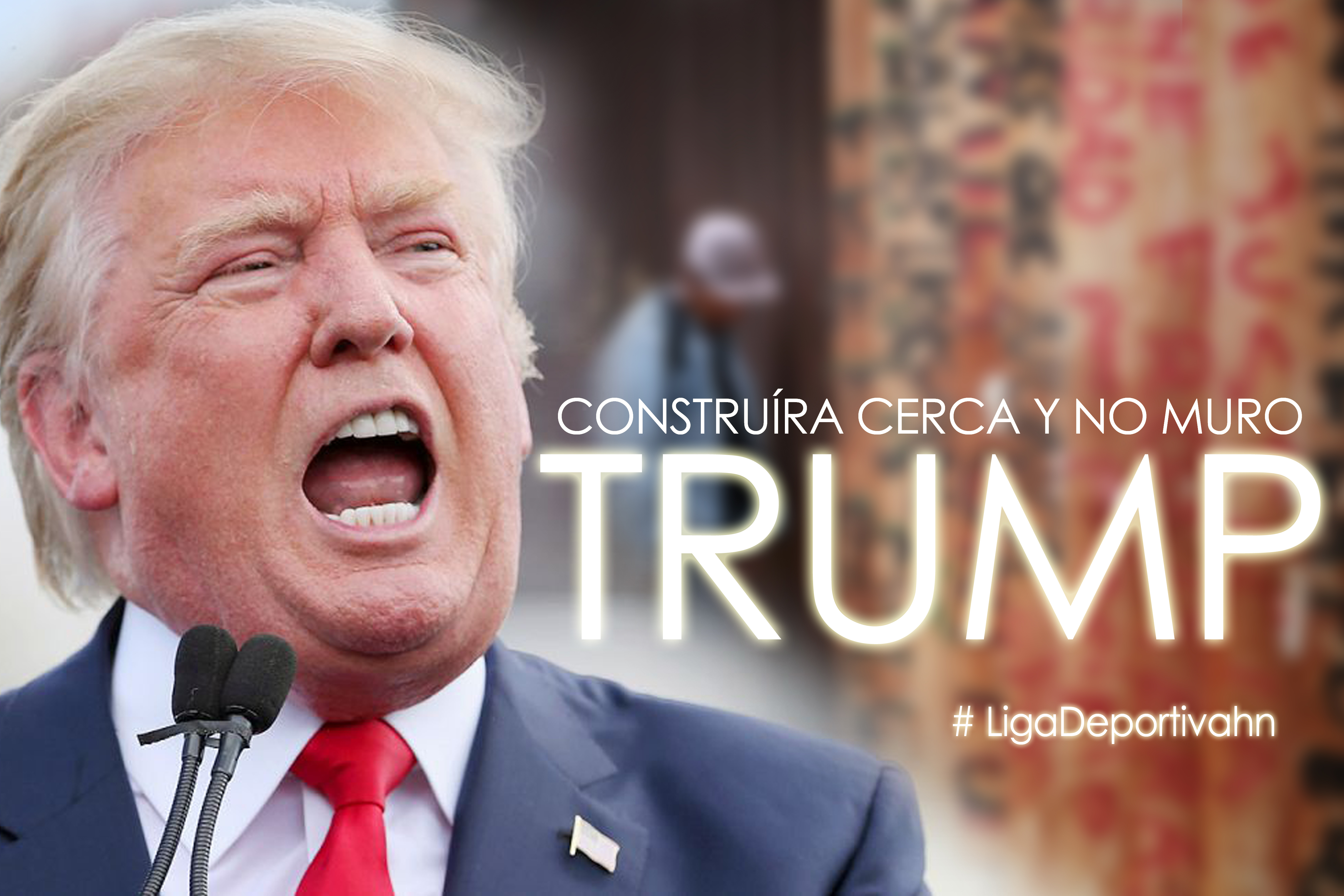 Donald Trump construirá cerca y no muro fronterizo 