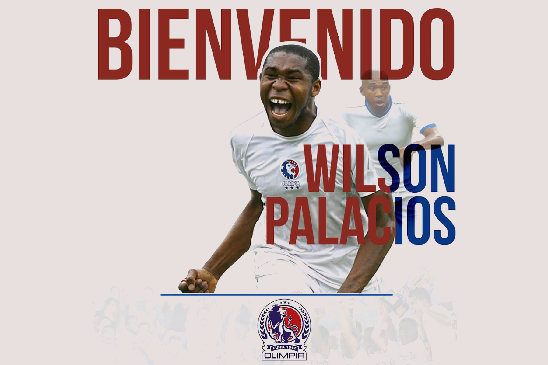 Olimpia da la bienvenida a Wilson Palacios 