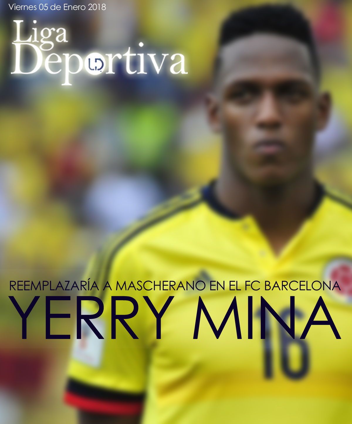 Yerry Mina sería el reemplazo de Mascherano en el FC Barcelona 